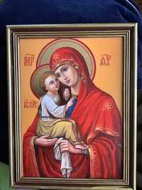 Ікона Пресвятої Богородиці Почаївської 24 х 30 см Масло