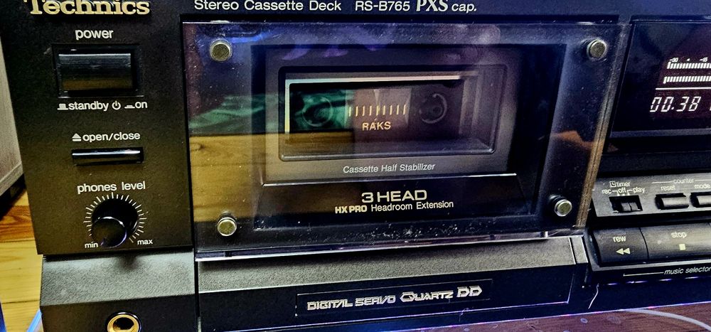 Technics RS-B765 PXS cap deck kasetowy bdb stan.