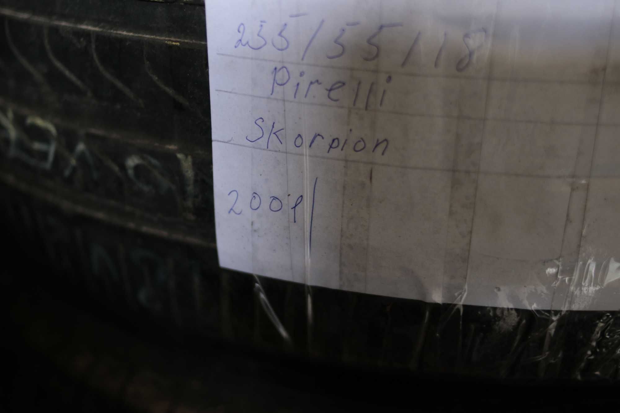 Резина Pirelli Skorpion 255/55/R18 Лето Комплект