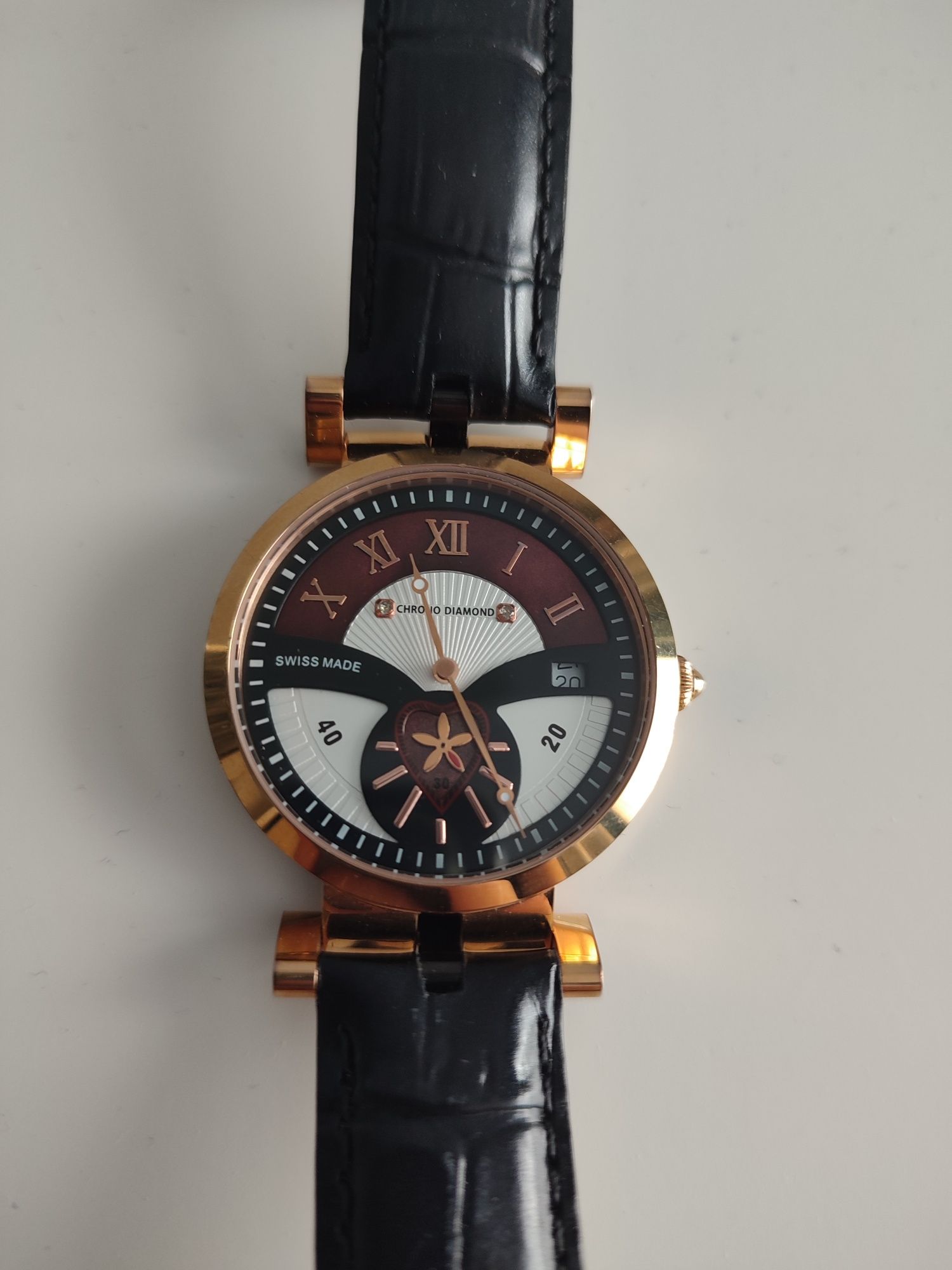 zegarek chrono diamond 2 diamenty