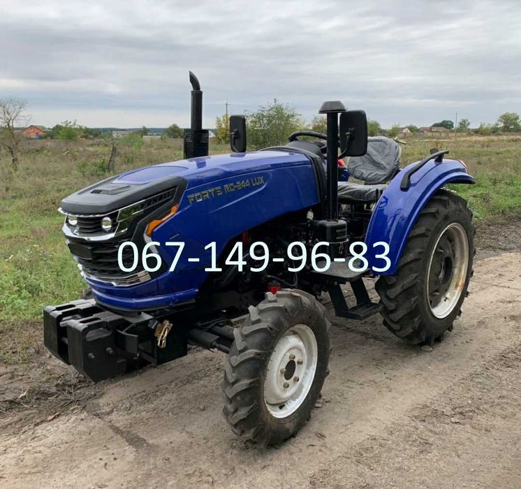 Трактор Forte RD 244 LUX 3 циліндра Дводиск зчепл Доставка Форте 4х4