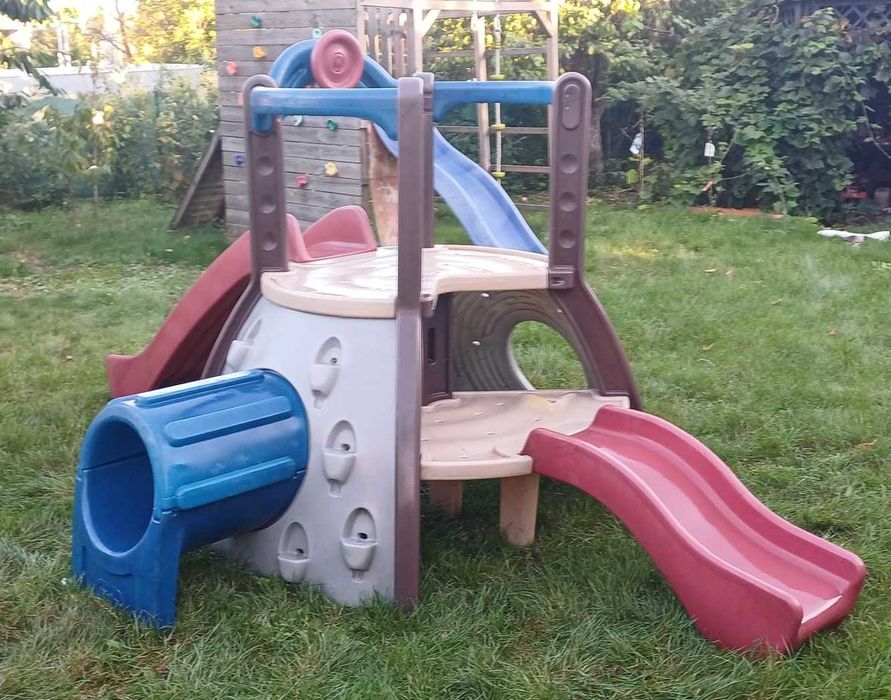 Little Tikes plac zabaw ogrodowy małpi gaj, zjeżdzalnie, tunel