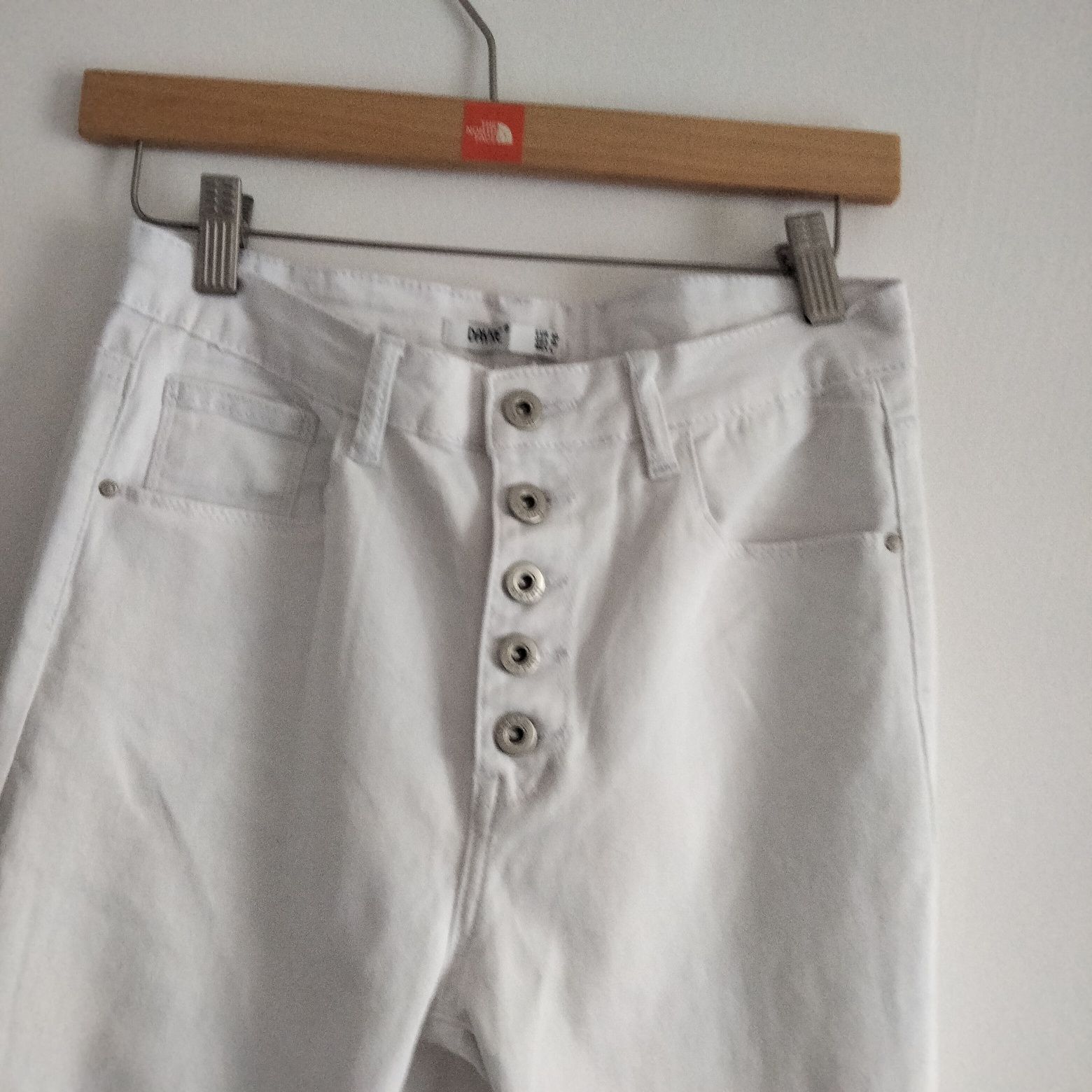 Spodnie damskie białe S