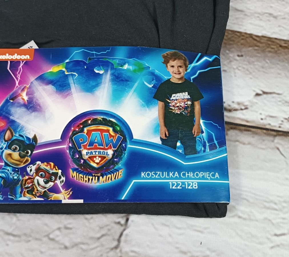 Koszulka t-shirt chłopięcy Psi Patrol 122/128