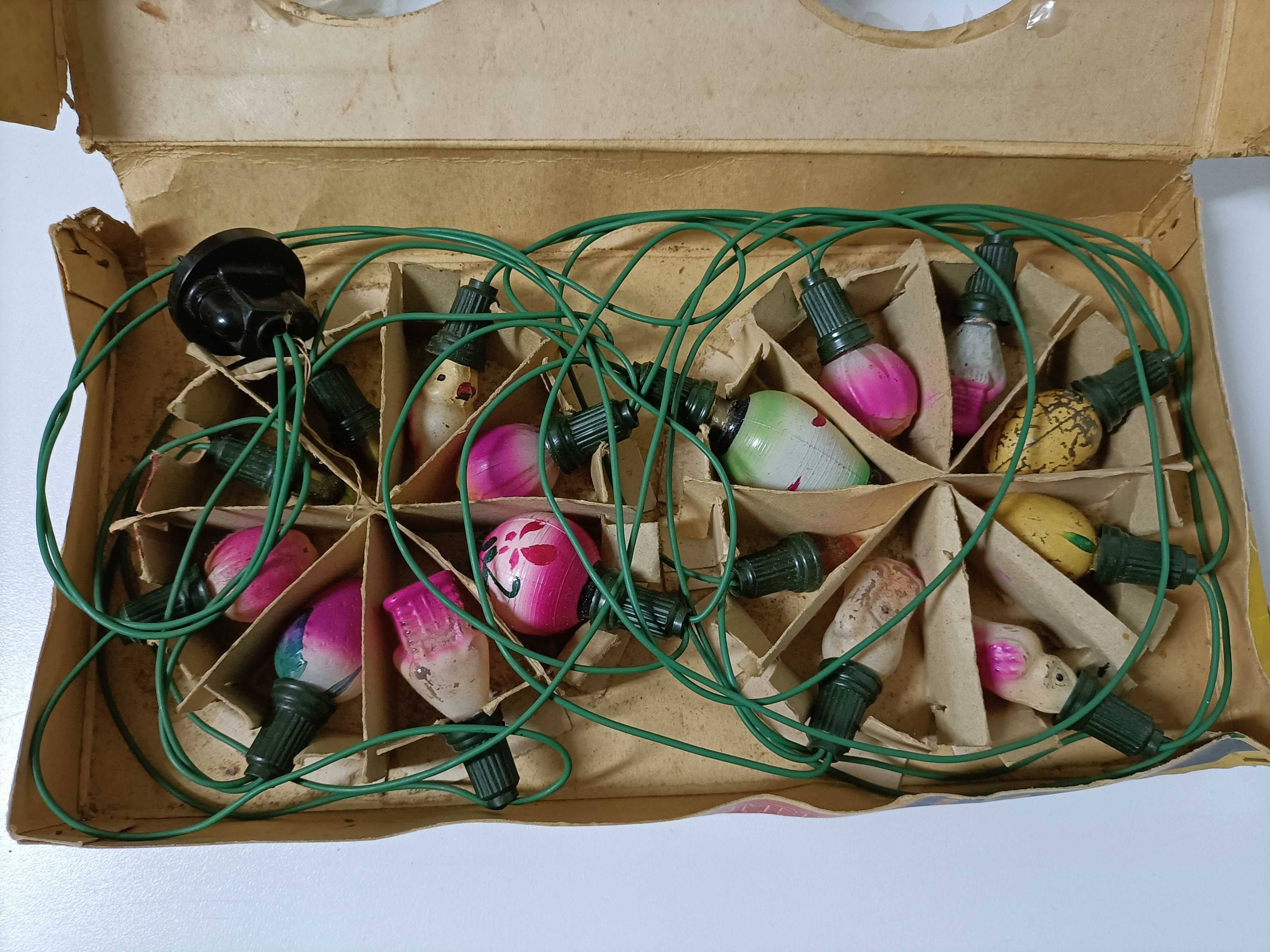 Lâmpadas de Natal antigas
