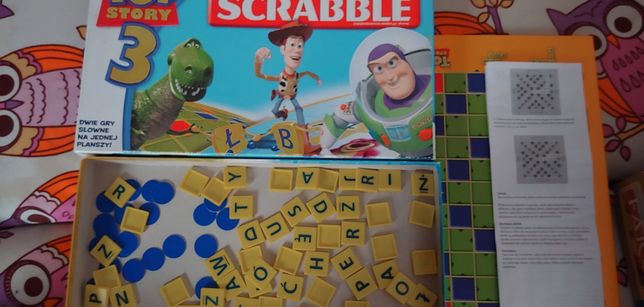 Scrabble junior toy story gra planszowa mattel