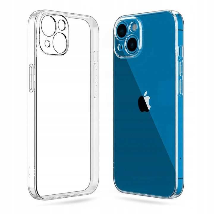 Przezroczyste etui do iPhone 15 + 2 szt szyby na ekran
