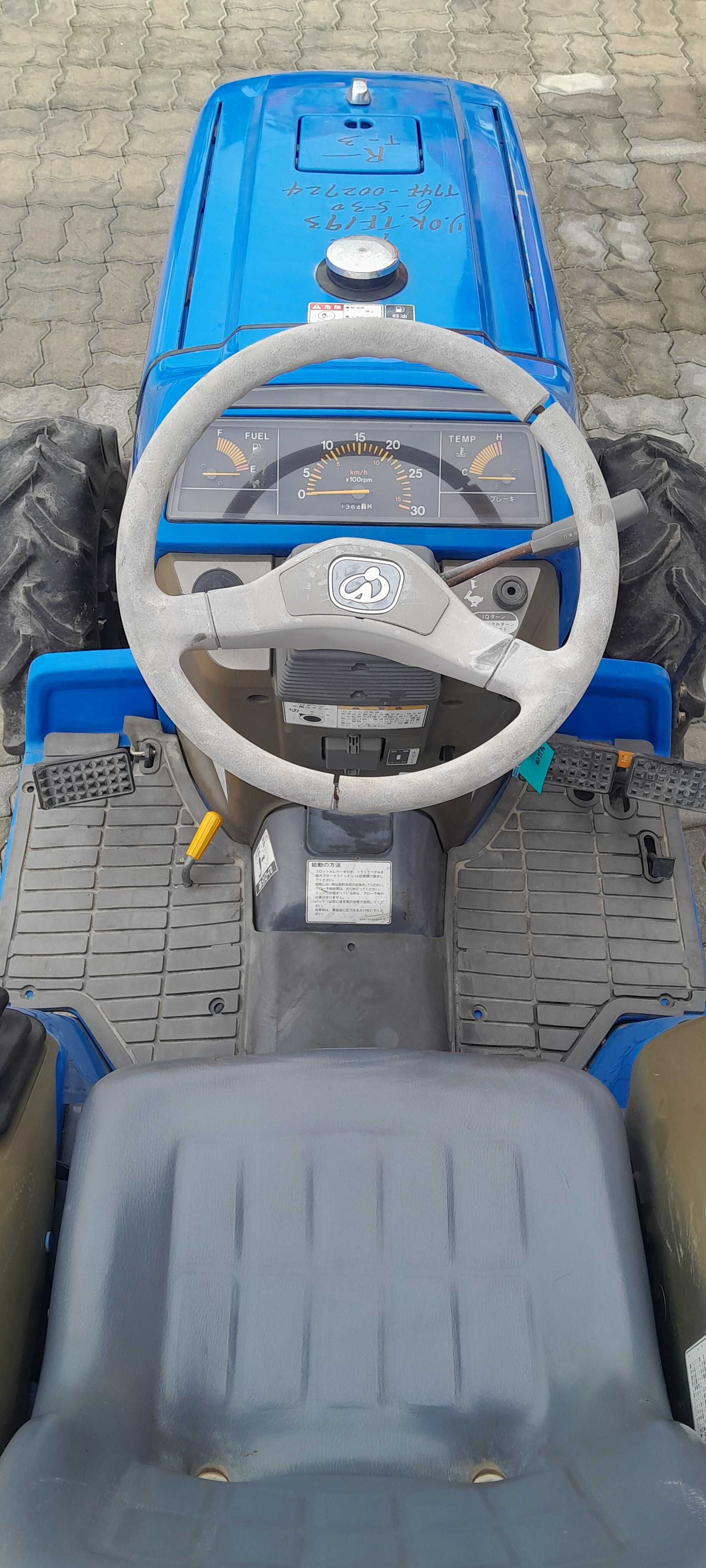 ISEKI TF193, 4x4 com aro de proteção rebatível