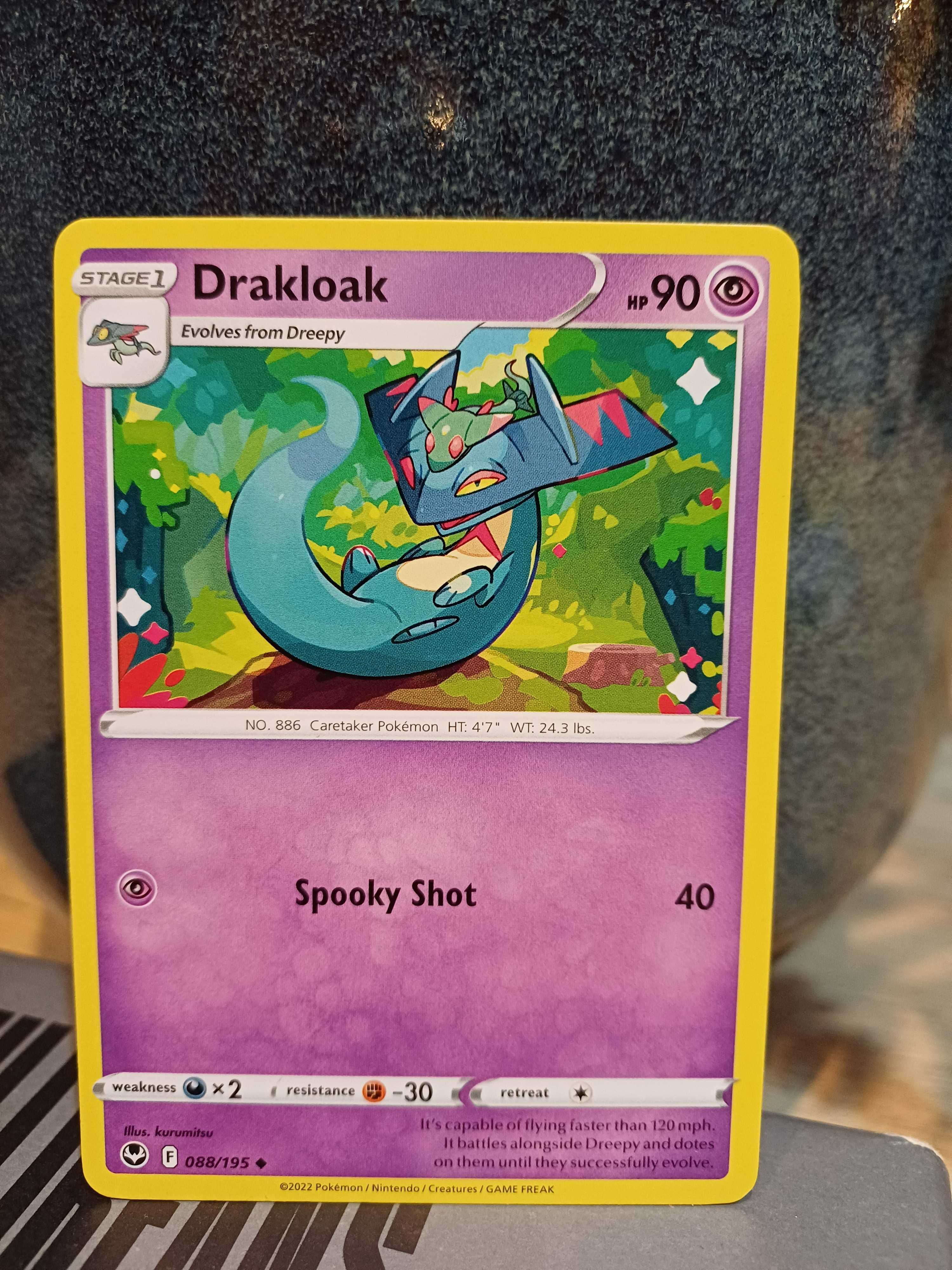 Carta Pokémon Drakloak #88