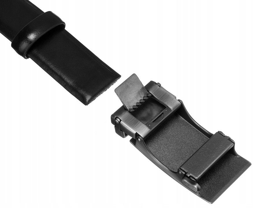 Elegancki pasek męski z klamrą automatyczną - Peterson 115