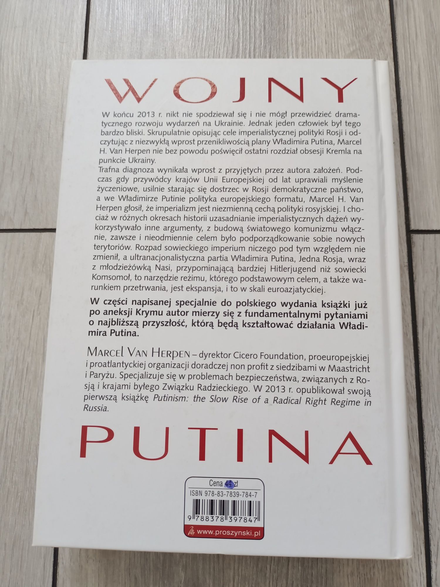 Wojny Putina - Marcel H. Van Herpen