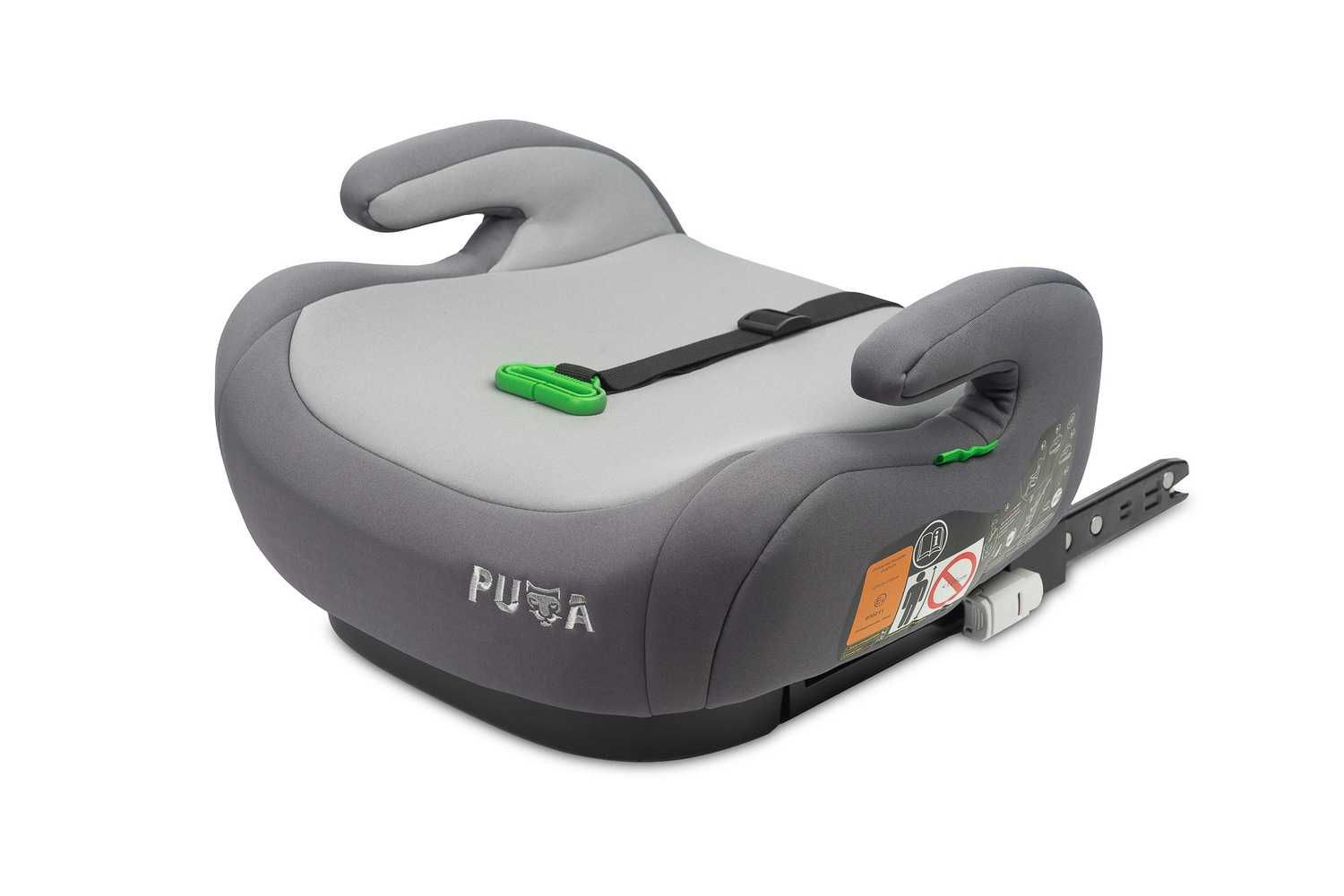 Fotelik Podstawka samochodowa ISOFIX PUMA I-SIZE GREY (125-150) O