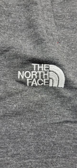 Szare melanż spodnie męskie dresowe bawełna premium XXL