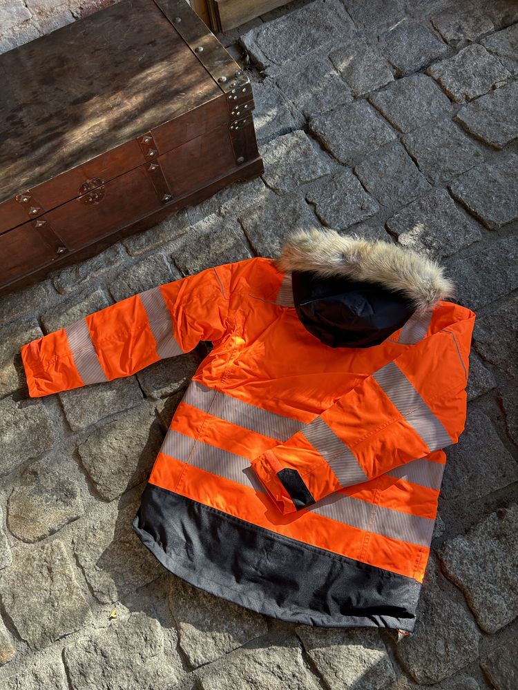 Zimowa kurtka ostrzegawcza BHP Portwest XL