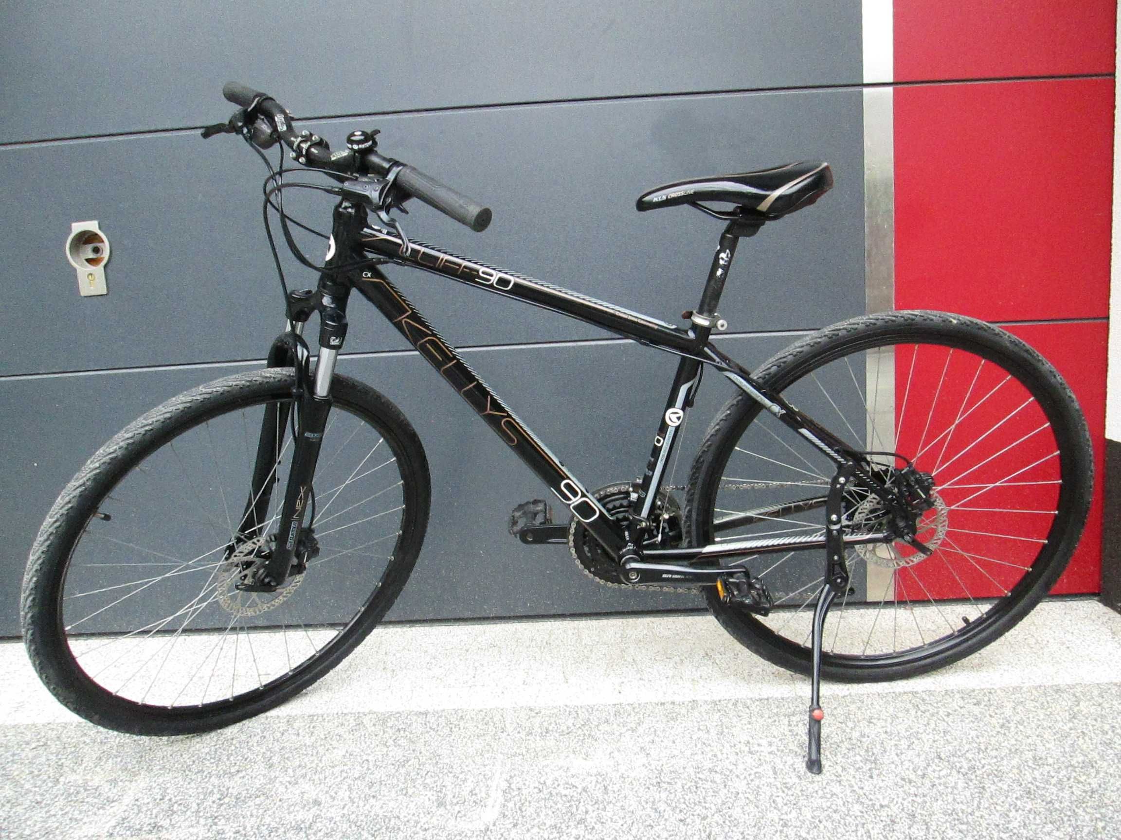 Fajny rower crossowy KELLYS CLIFF 90 CX Shimano hydraulika, rama 44 cm