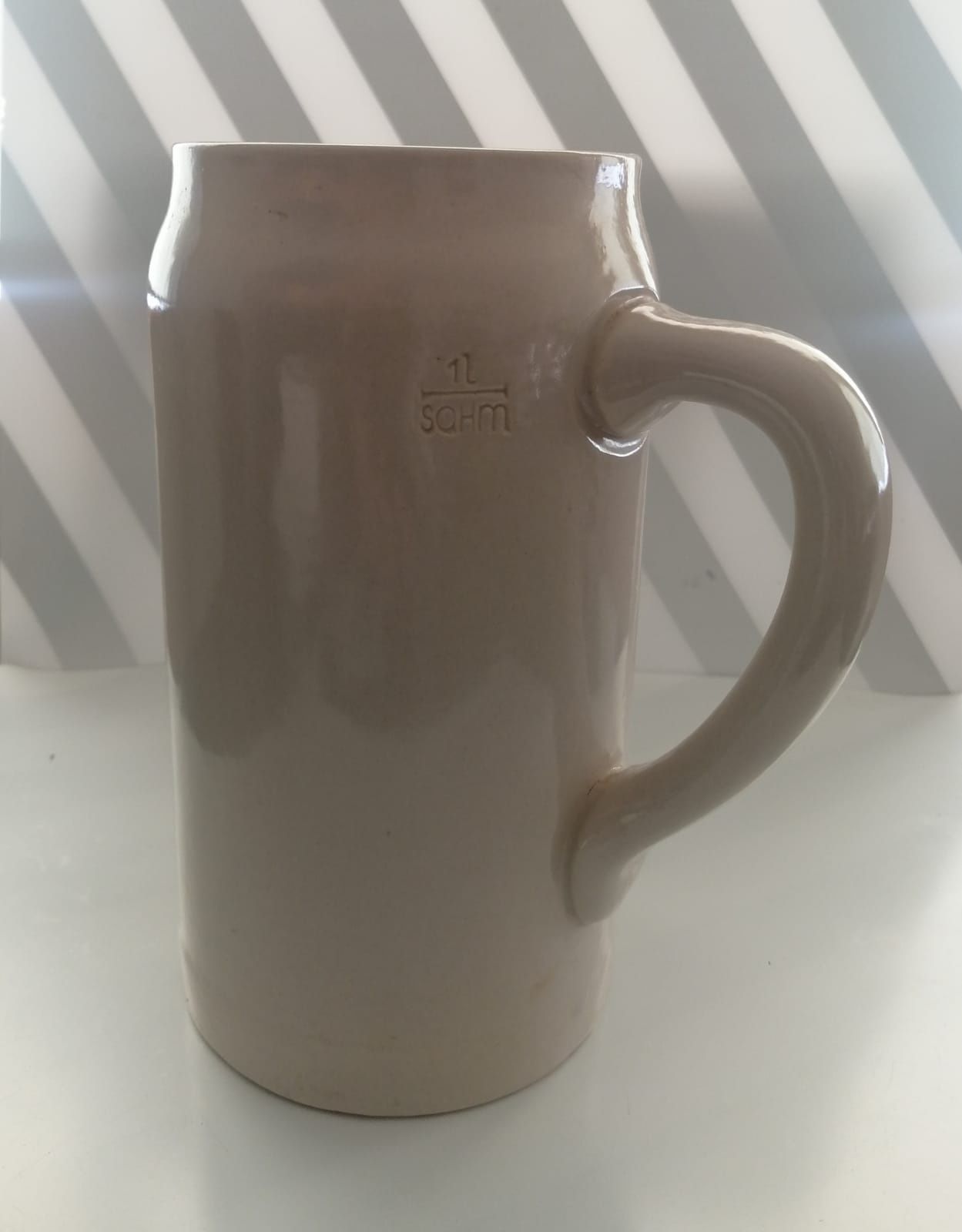 Caneca 1 lt cerveja Sagres Zero, concent Motard Faro 2006