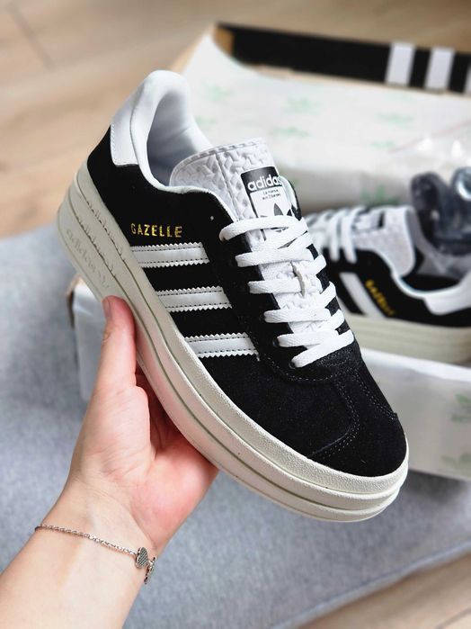 АКЦІЯ! Adidas Gazelle Bold black 37 38 39 40 41 адідас газелі