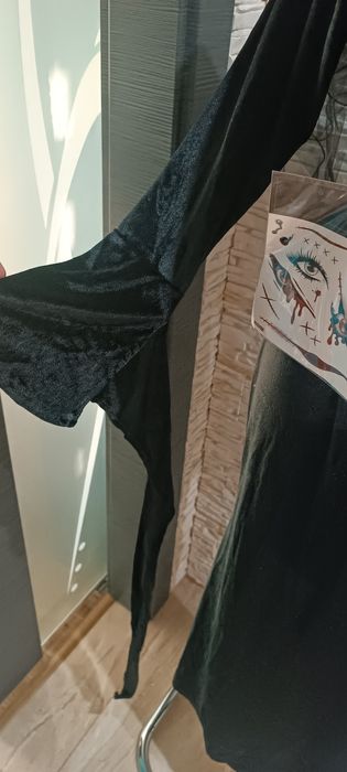 Strój pani Adams Motricia, przebranie halloweenowe dla kobiety,r.L