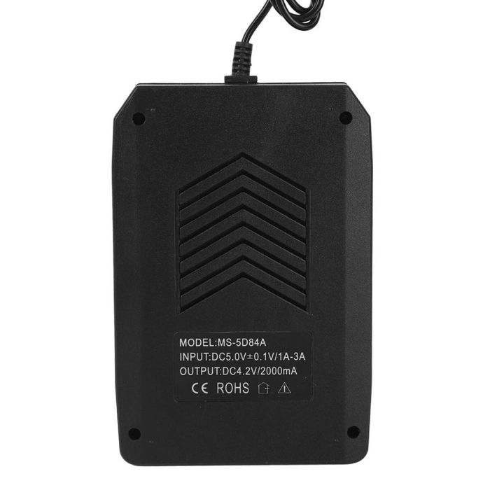 Зарядний пристрій на 4 акумулятора Li-ion, від USB, 4,2V/2A, MS-5D84A