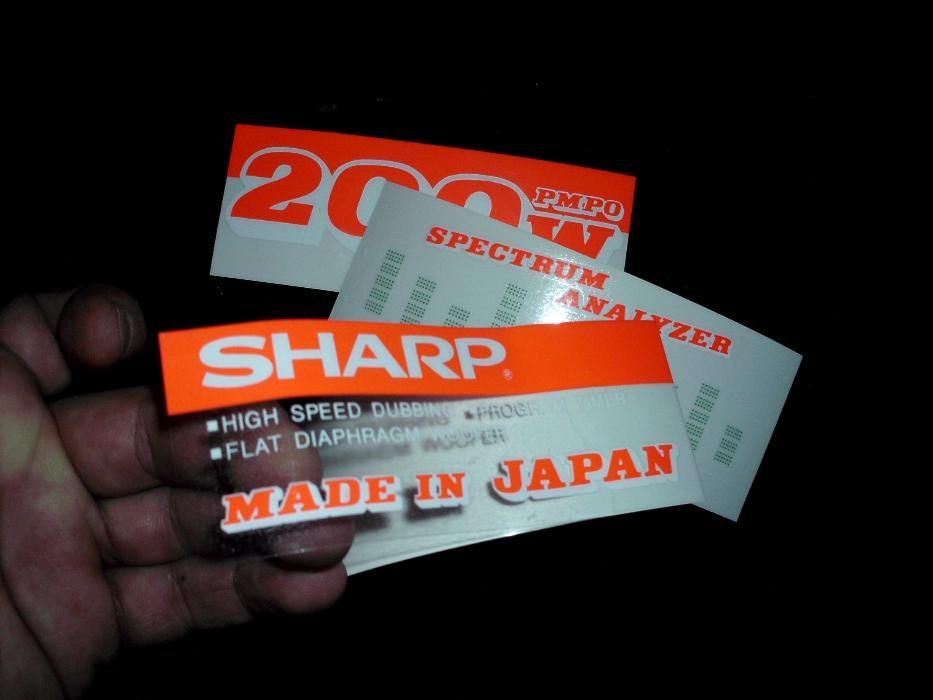 Наклейки на  Sharp 939 Sharp 8585 Sharp 8787 929