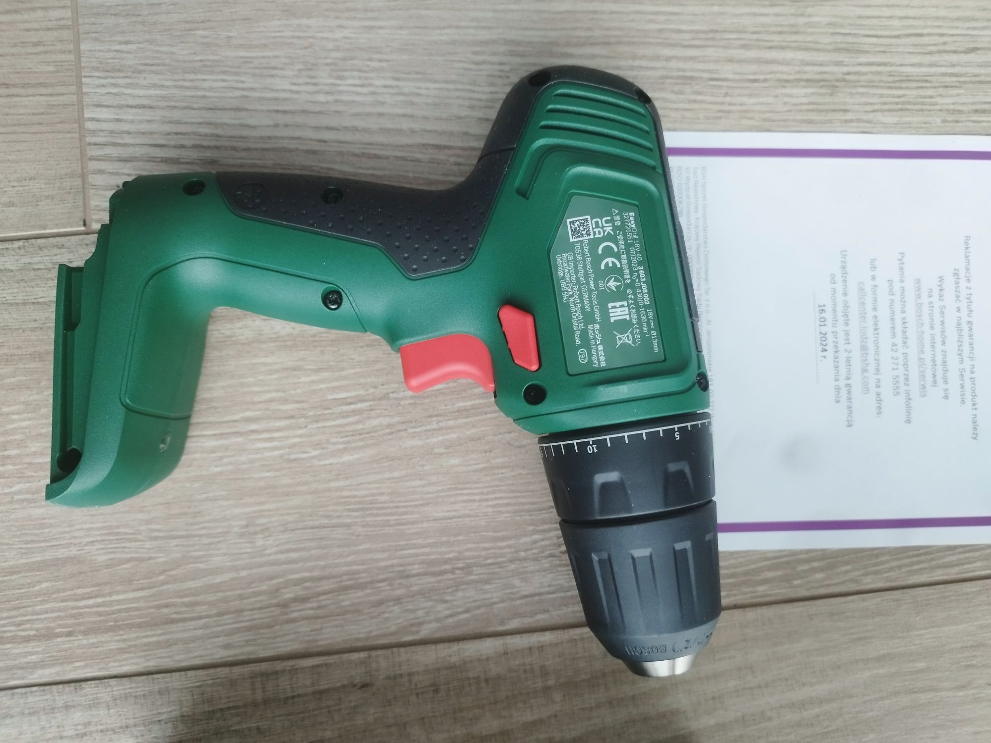 Wkrętarka Bosch EasyDrill 18v40