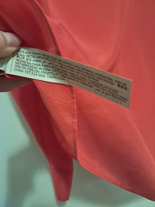 Bluzka/koszula jedwabna Massimo Dutti