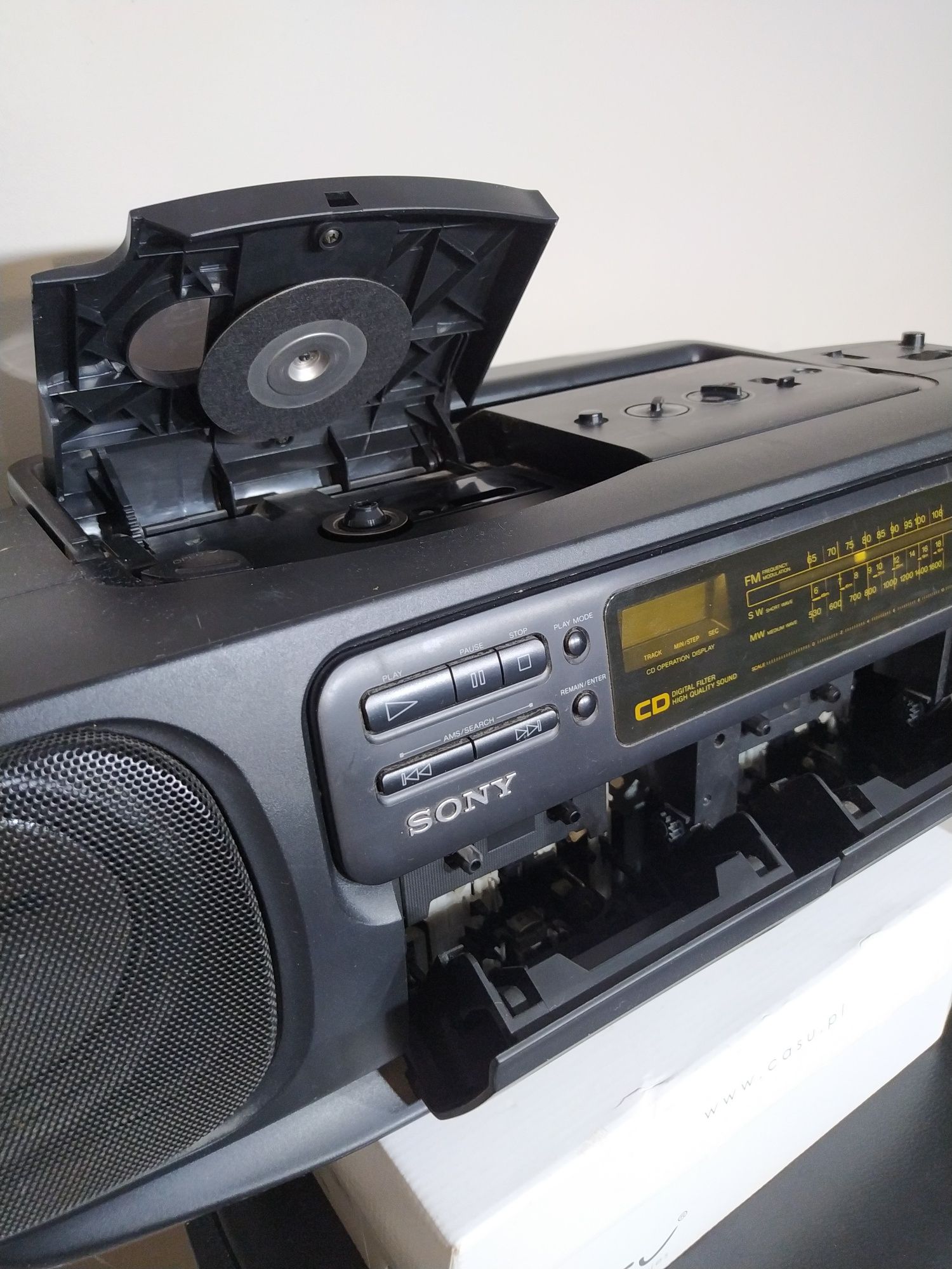 Sony CFD-100S boombox radio magnetofon cd