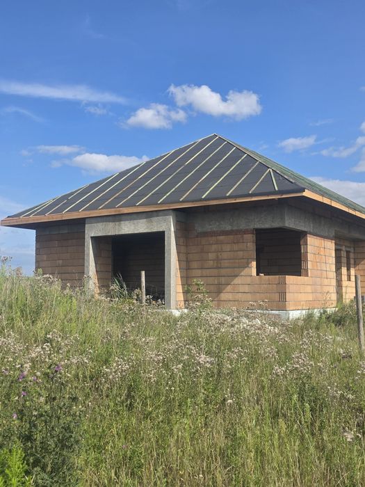 Dom w trakcie budowy. Głuszyna