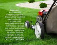 Koszenie trawy  , wykaszanie , pielęgnacja ogrodów