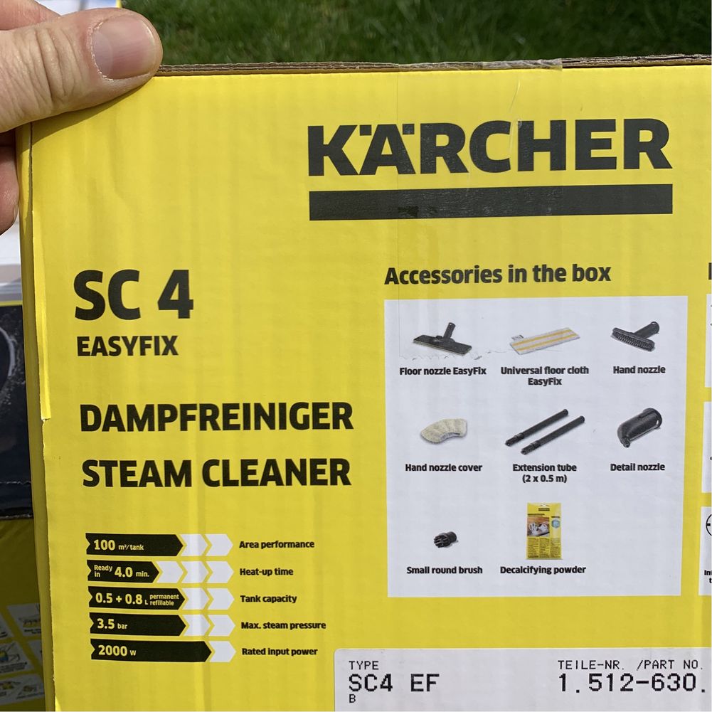 Karcher sc4 easyfix Немец пароочиститель пароочисник sc5