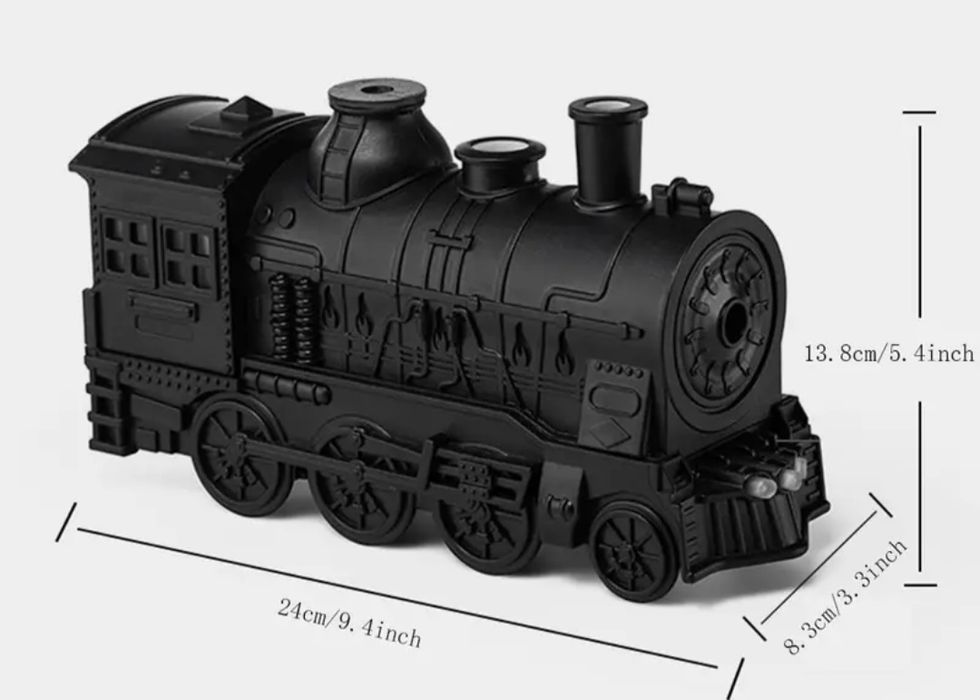 Зволожувач повітря паровоз ,нічник камінці солеві .