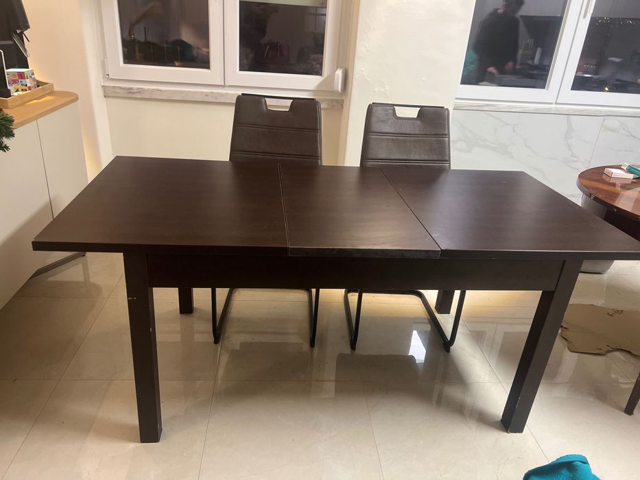 Mesa de jantar extensível 140 +45