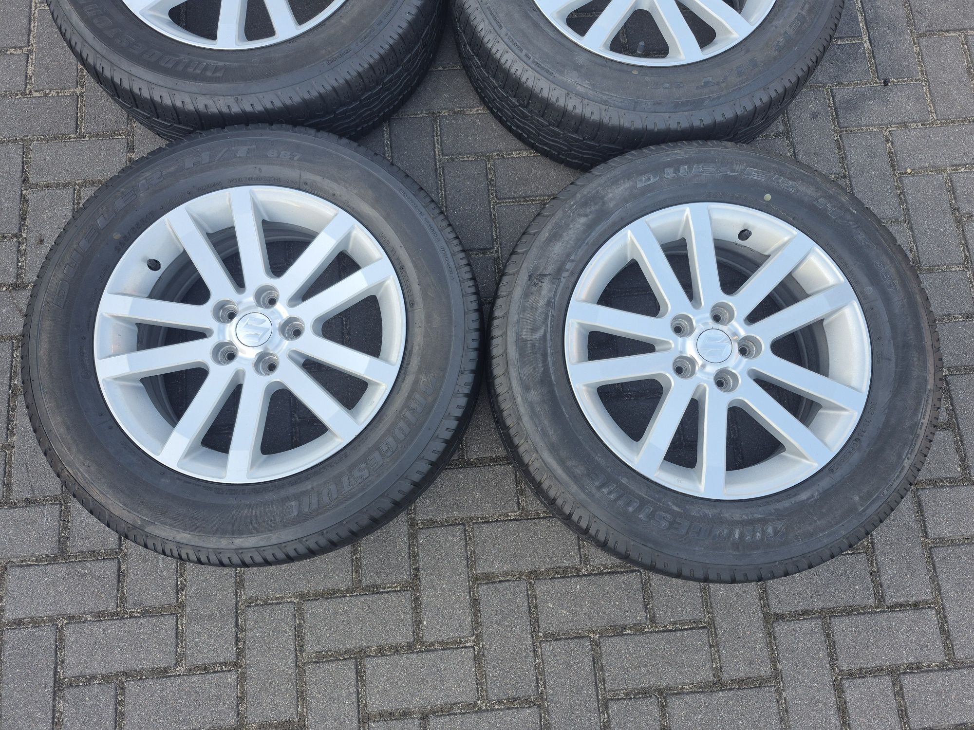Koła Alu Oryg SUZUKI Vitara 5x114.3 17 Cali 6.5J ET45 225/65 R17 5.5mm