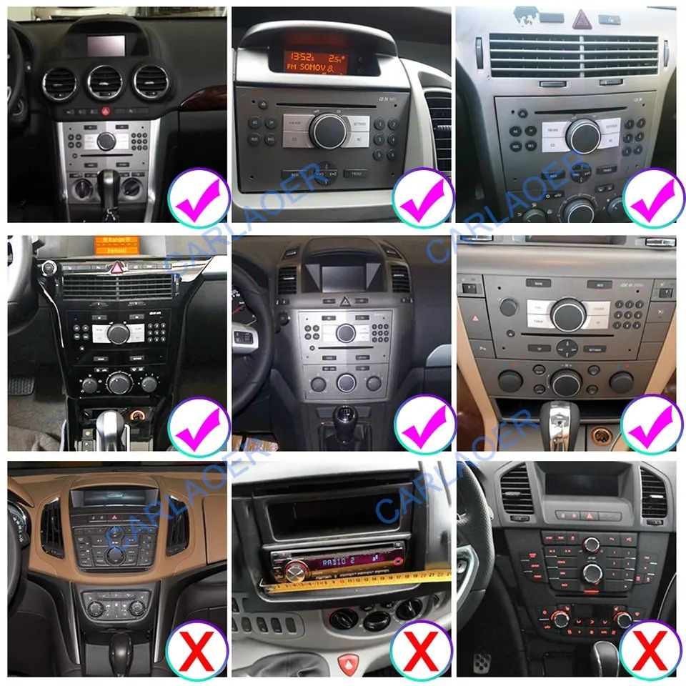 Rádio android 7" Opel 2/32GB Carplay GPS rds