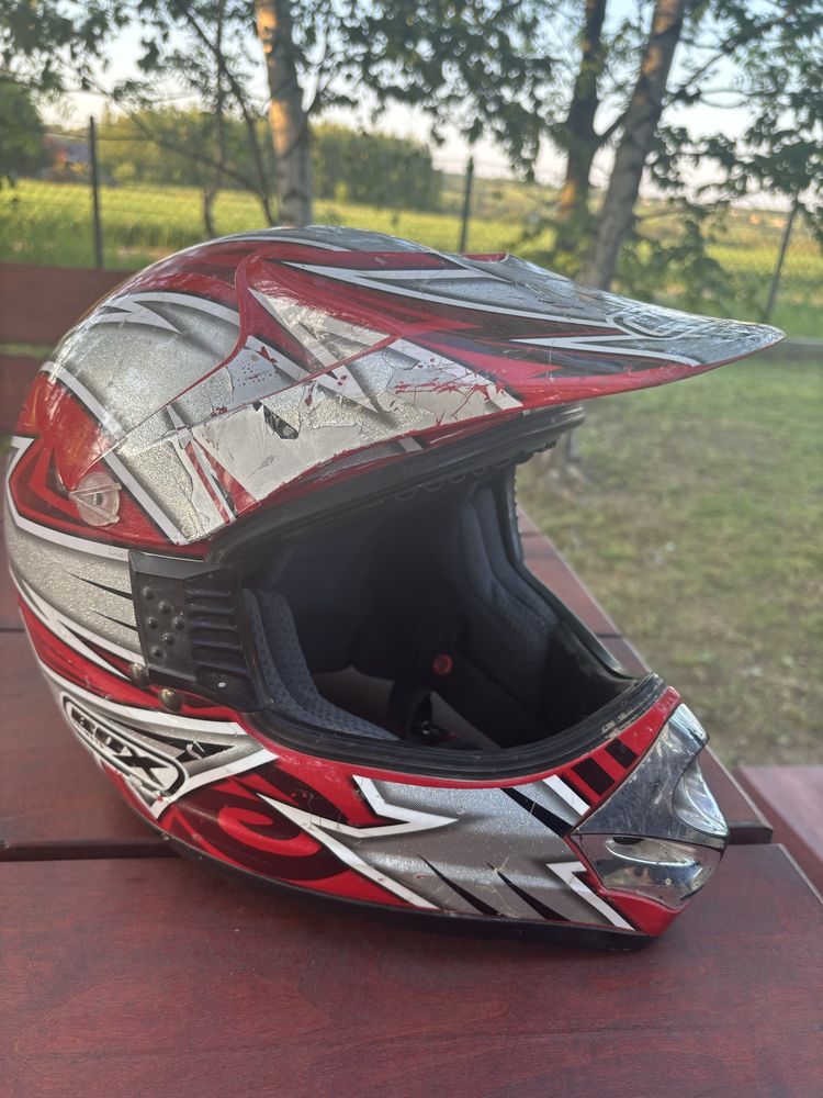 Kask motocyklowy cross enduro quad Box