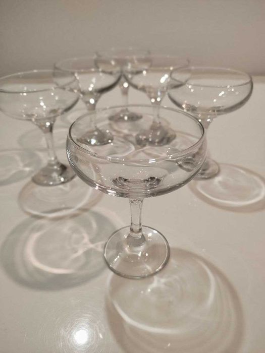 Набір шампанок-блюдець 220 мл 6 шт