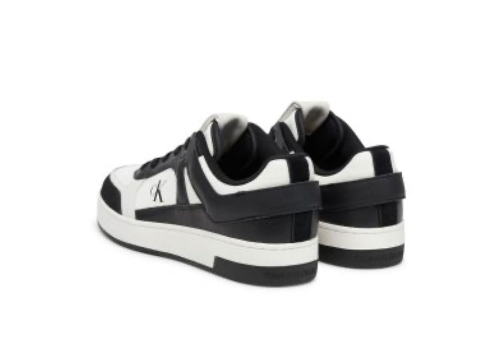 Ténis masculinos Calvin Klein preto e branco
