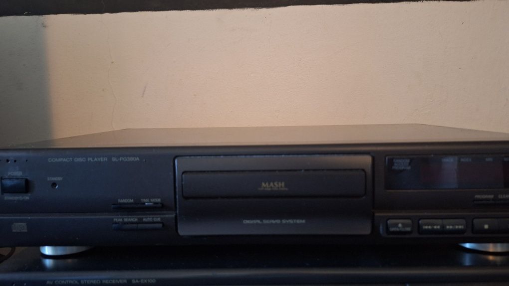 Technics SA-EX100 wzmacniacz +Odtwarzacz CD SL-PG380A +  Kolumny A.R.E