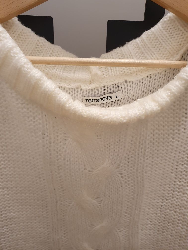 Sweter bluzka dzianinowa Terranova L