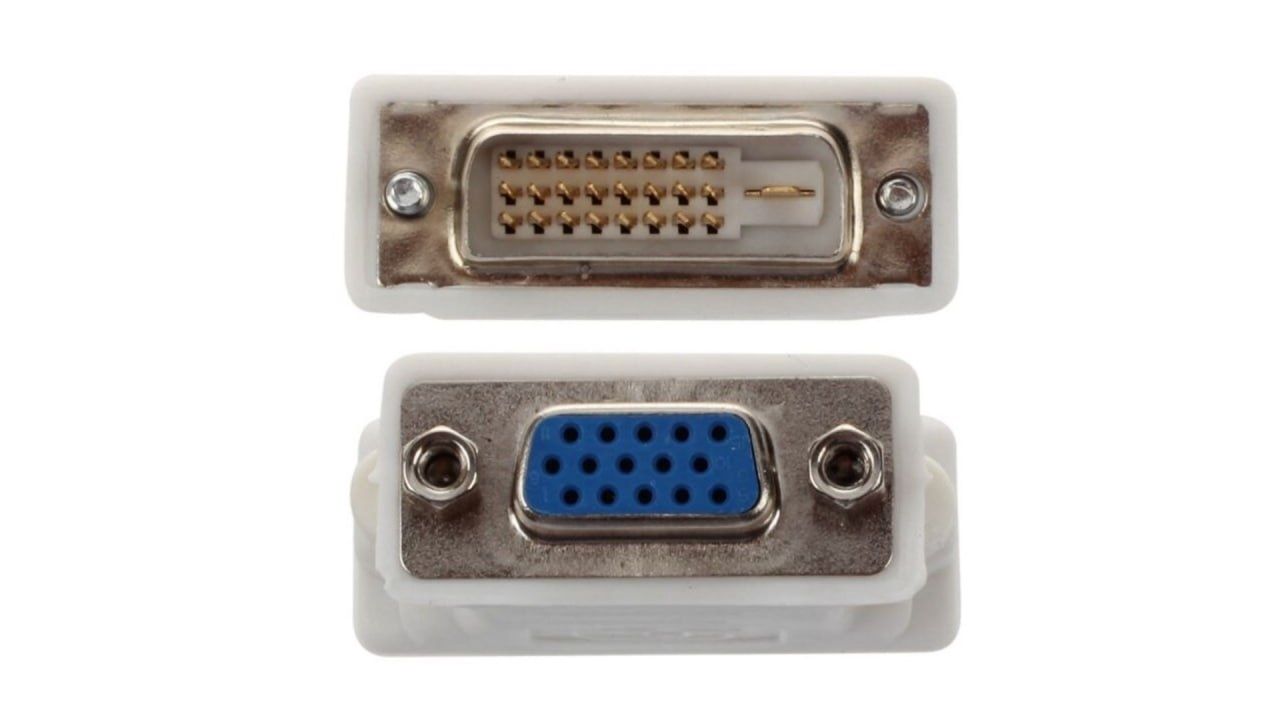 Переходник DVI 24+1 VGA
Для подключения монитора .