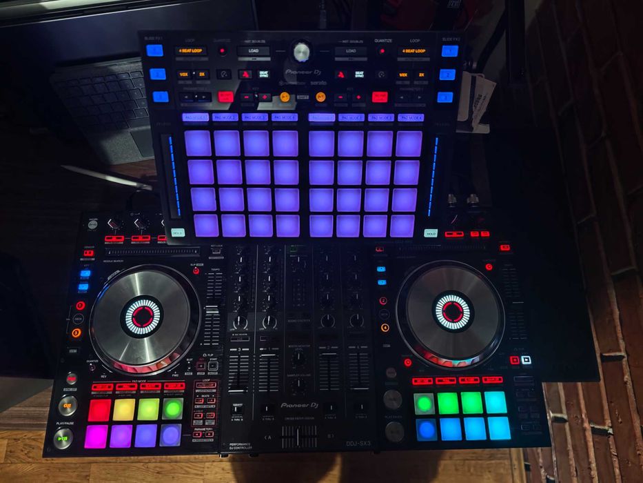 Kontroler Pioneer DDJ XP2 Serato rekordbox statyw