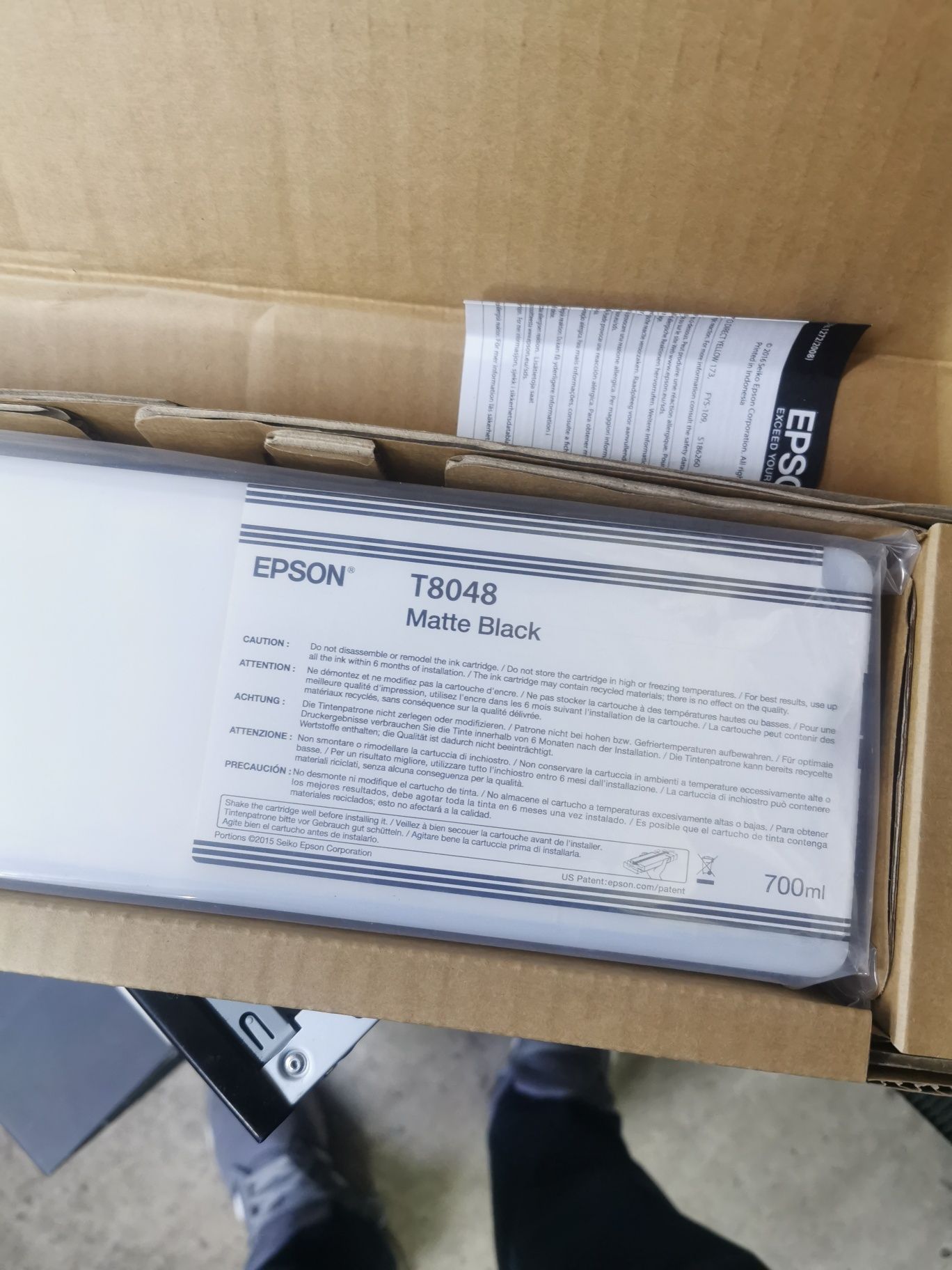 Картридж EPSON T8048 Matte Black