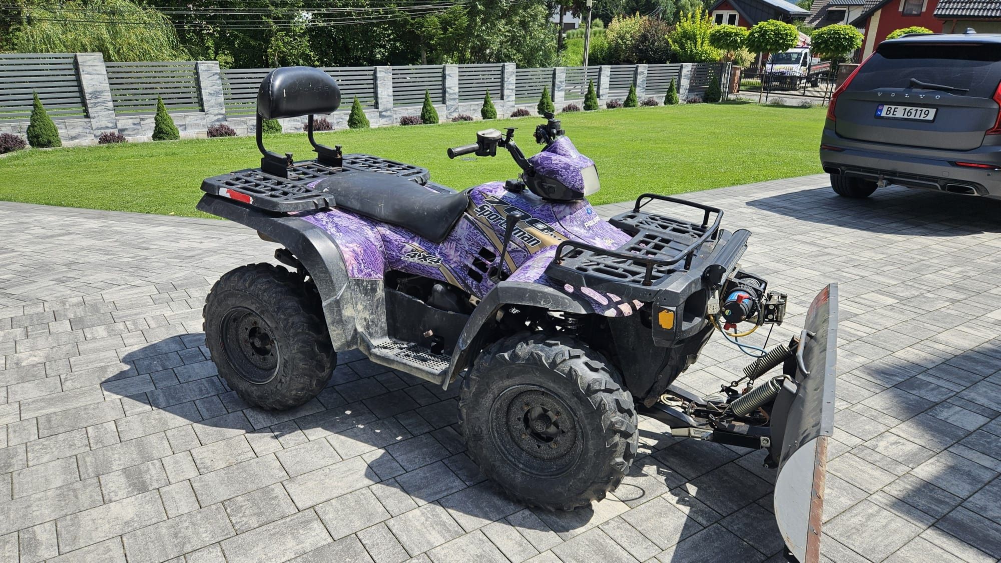 Quad Polaris Sportsman 700 4x4 z oryginalnym pługiem!
