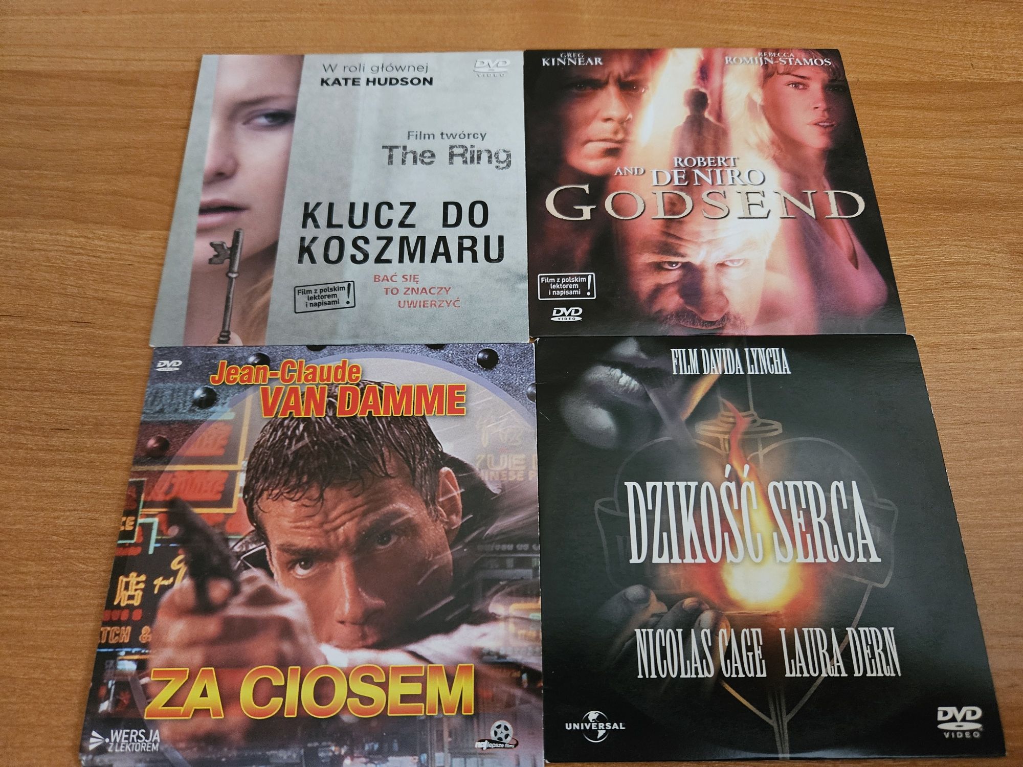 Zestaw 4 płyt dvd
