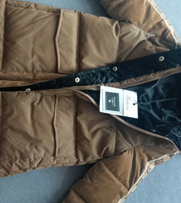 Kurtka zimowa damska włoska trendy.ing rozm. S/M Nowa z metką Okazja