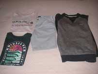 T Shirts Quiksilver, Calções Lanidor Kids e Sweat / Camisola Billabong