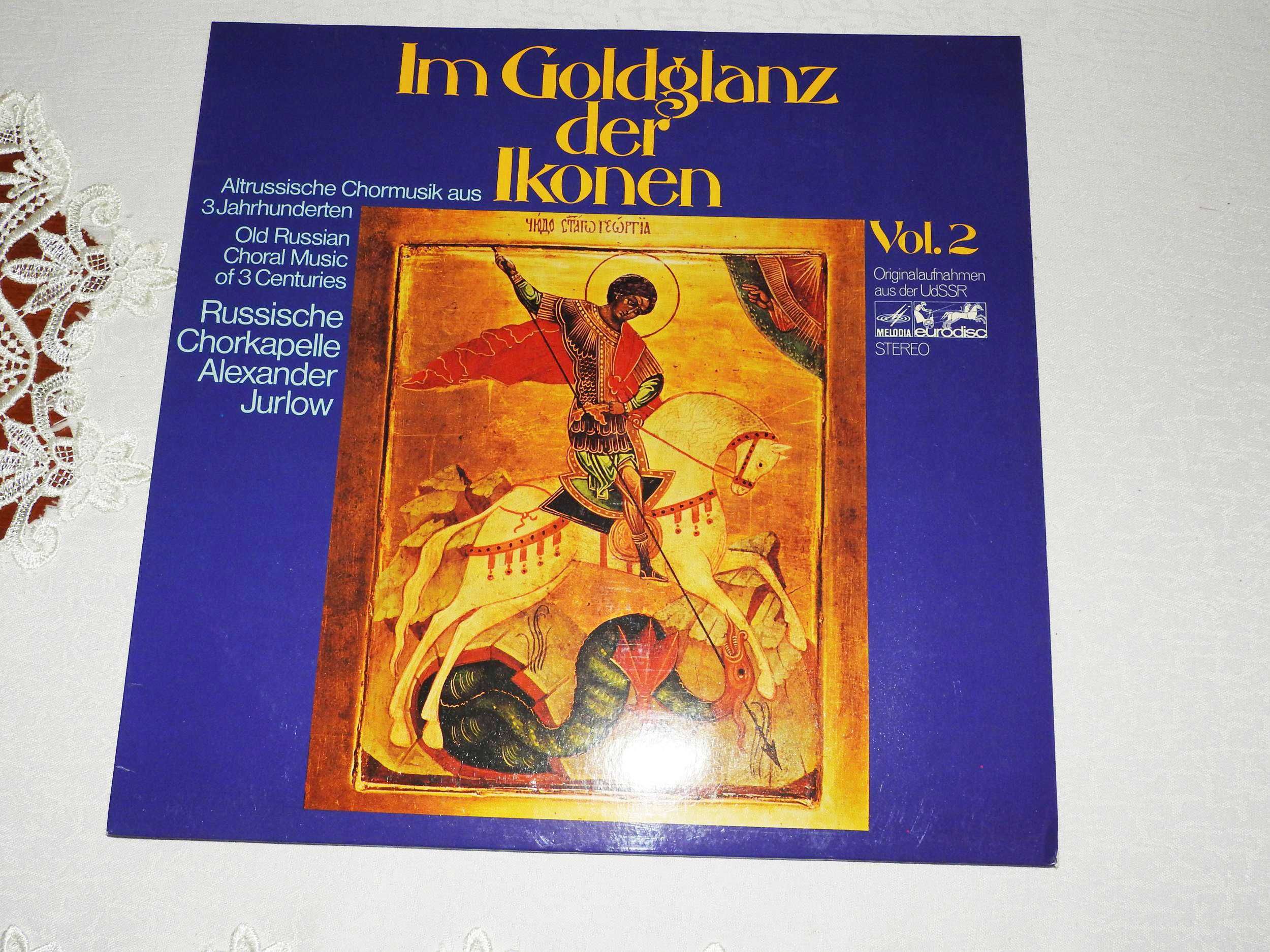 Płyta winylowa A.Jurlow - Im Goldglanz der Ikonen Vol.2 Russische Ch..