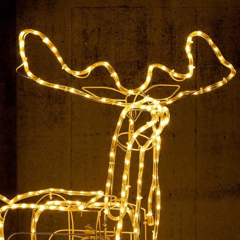 Renifer led 110cm świecący ruchoma głowa