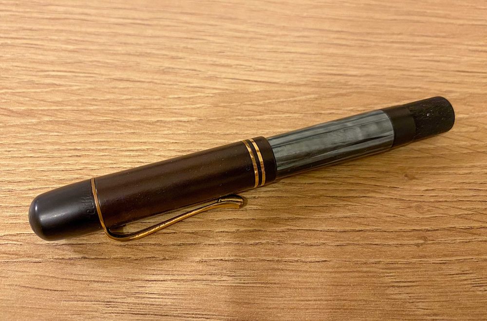 Pióro wieczne Pelikan 100, Green Marbled, DE, 1930s