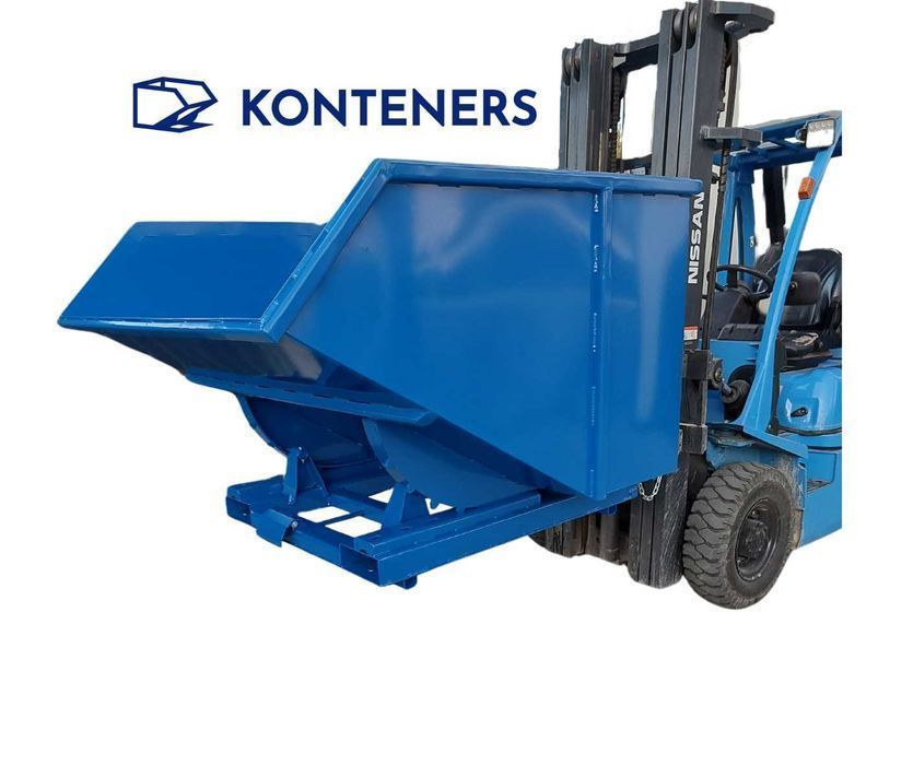 Kontener samowyładowczy Koleba 1m3 piasek/beton/gruz/drewno/ koliba
